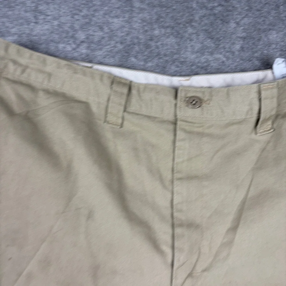 Dickies Chino Shorts Mens 40 Khaki Tan Distressed Workwear‎ Utility Outdoors 00s